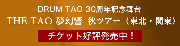 DRUM TAO | 世界観客動員数1000万人に迫る！世界が認めた和太鼓を使っ